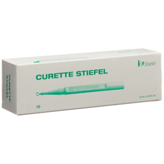 Cureta Stiefel 4mm 10 peças