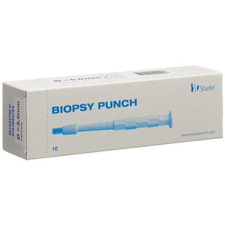 BIOPSI PUNCH 5mm kant 10 stk