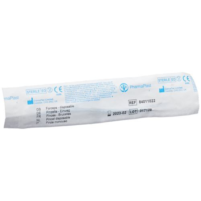 Pharmaplast Disposable Tweezers 13cm Sterile Gribi