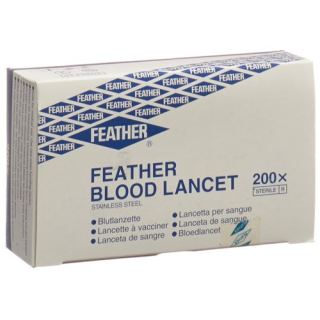 FEATHER blood lancets sterile 200 pcs