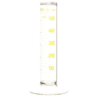 ASSISTENT measuring cylinder 50ml low form