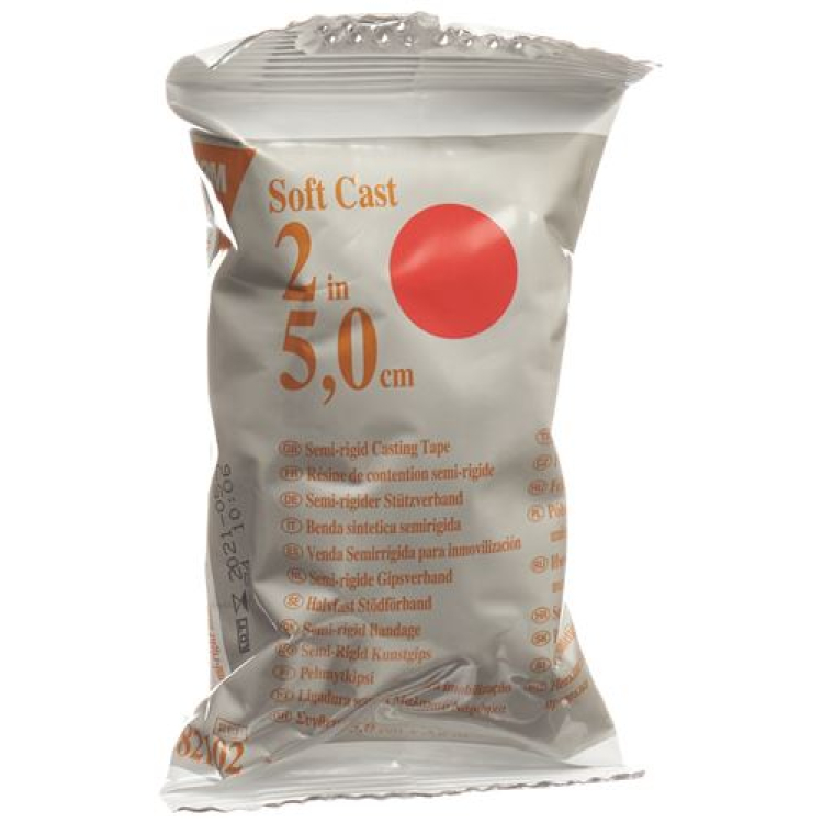 3M Scotchcast Softcast 5cmx3,65m raudona 10 vnt