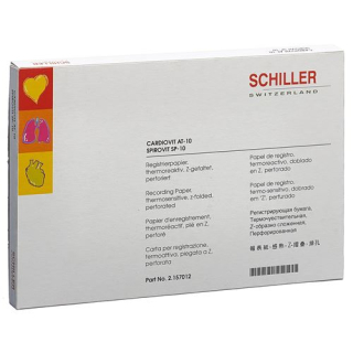 Skladací papier SCHILLER CARDIOVIT Reg AT10/SP10