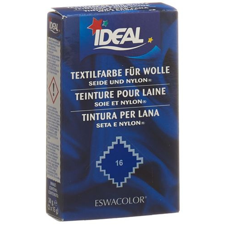 Idealna boja vune PLV br.16 plavi franak 30 g