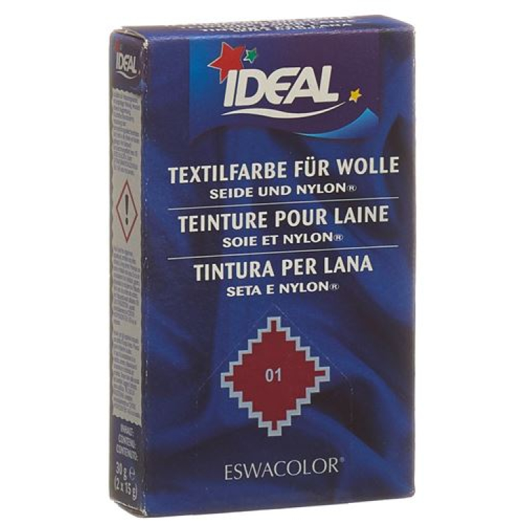 Idealna boja vune Plv No01 crvena 30 g