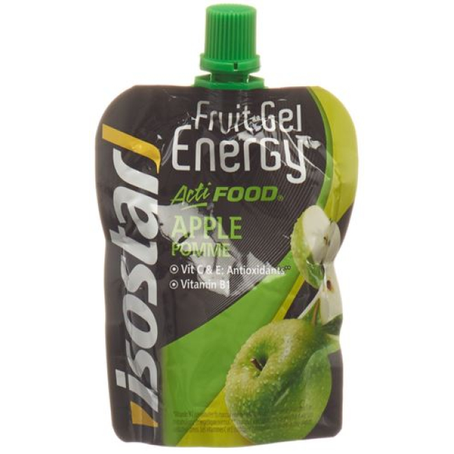 Isostar Fruit Gel Energy Actifood Apple 90g