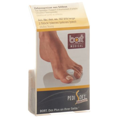 Bort pedisoft toe spreader ធំ 2 កុំព្យូទ័រ