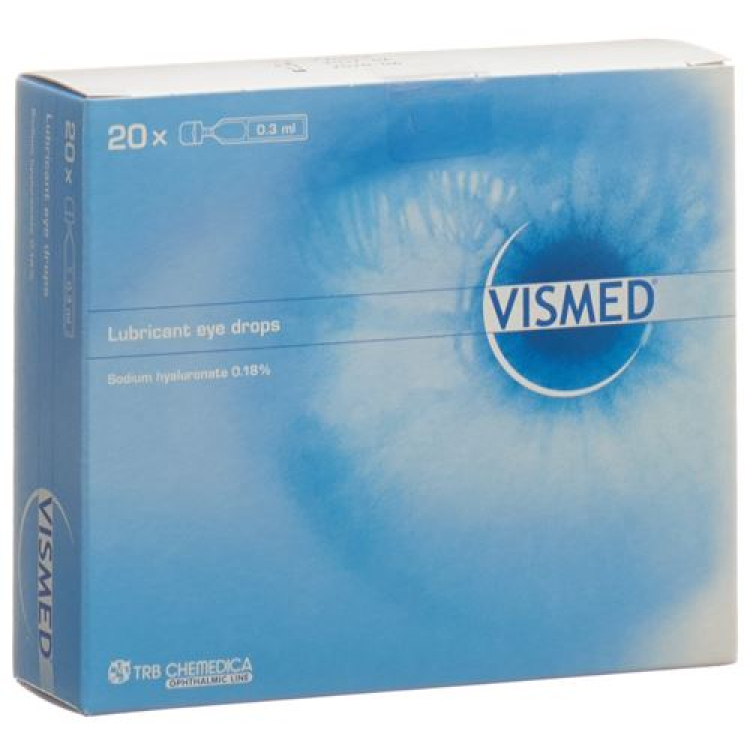 VISMED Gd Opht 1,8 mg / ml 20 0,3 ml monodoseos