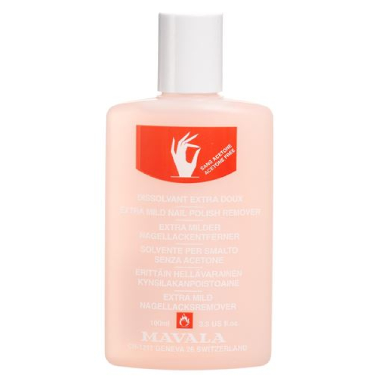 MAVALA Nagellackentferner rosa Plastik 100 ml