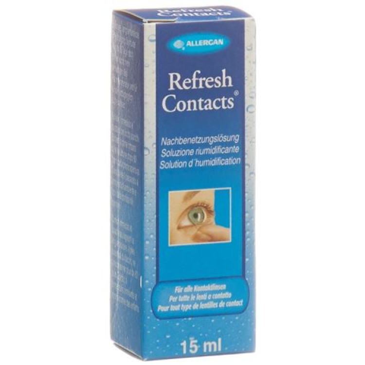 Refresh Contacts 습윤 후 용액 병 15ml