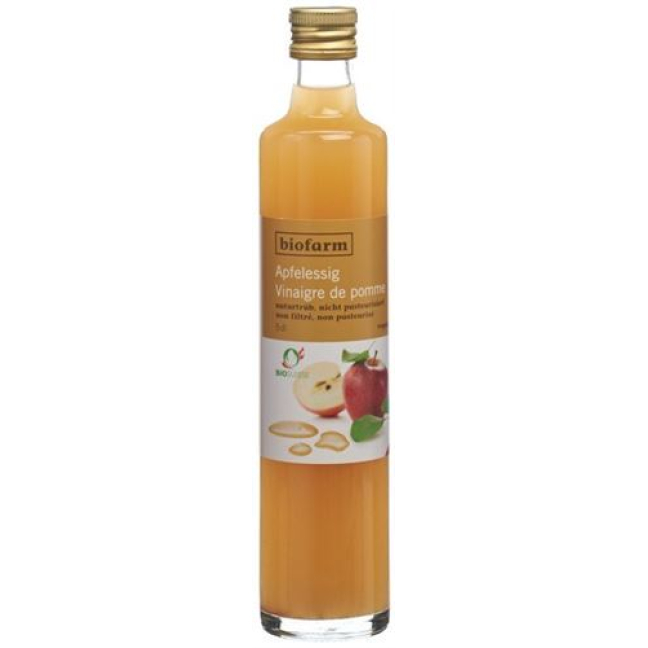 Biofarm Cider Vinegar Naturtrüb Fl 500 ml - Healthy Product from Switzerland
