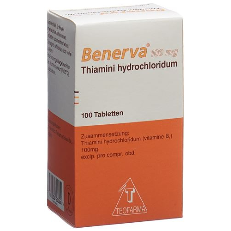 Benerva tbl 100 mg 100 chiếc