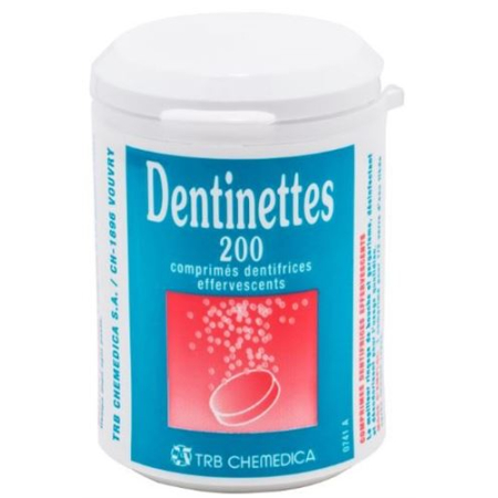 Dentinettes comprimidos efervescentes 200 unid.