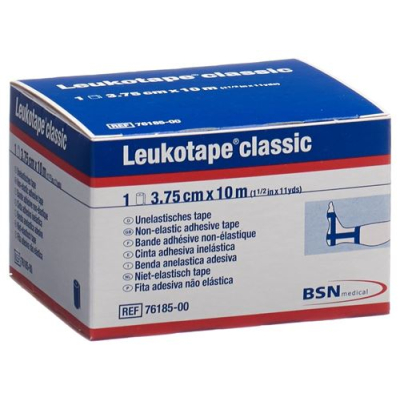 Leukotape កាសែតម្នាងសិលាបុរាណ 10mx3.75cm ពណ៌ខៀវ