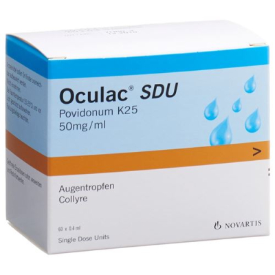 Oculac sdu eye drops 60 monodoseos 0,4ml