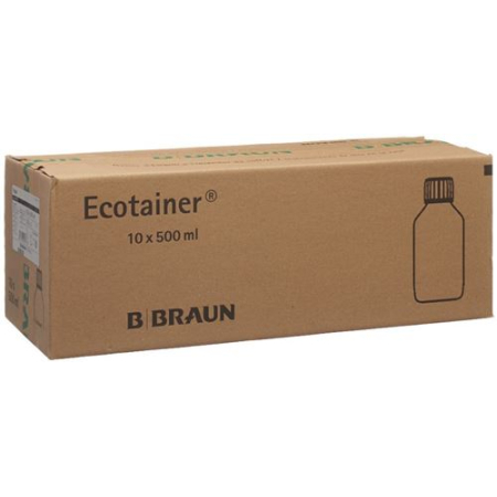 Aqua Brown 10 Rinse Solution Ecotainer 500ml