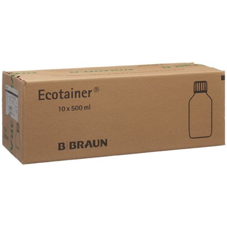 Aqua Brown მინიმუმ 10 rinse soln ecotainer 500 მლ