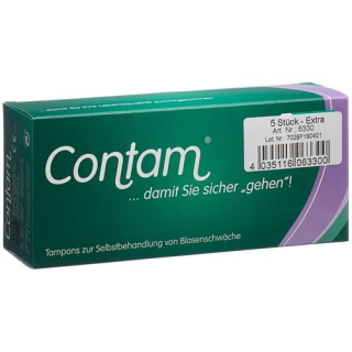 Contam vaginal tampong 33mm Extra 5 st