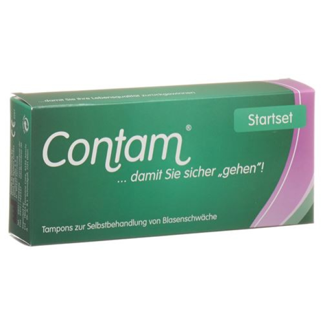 Contam vaginal tampon trial set assorted 3 pcs