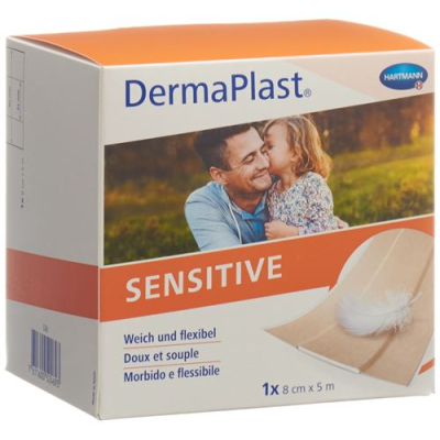 Dermaplast sensitive schnellverb hf 8cmx5m role