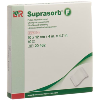 Suprasorb F foil wound dressing 10x12cm sterile 10 pcs