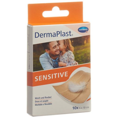 Dermaplast сезімтал schnellverb hf 6x10cm 10 дана