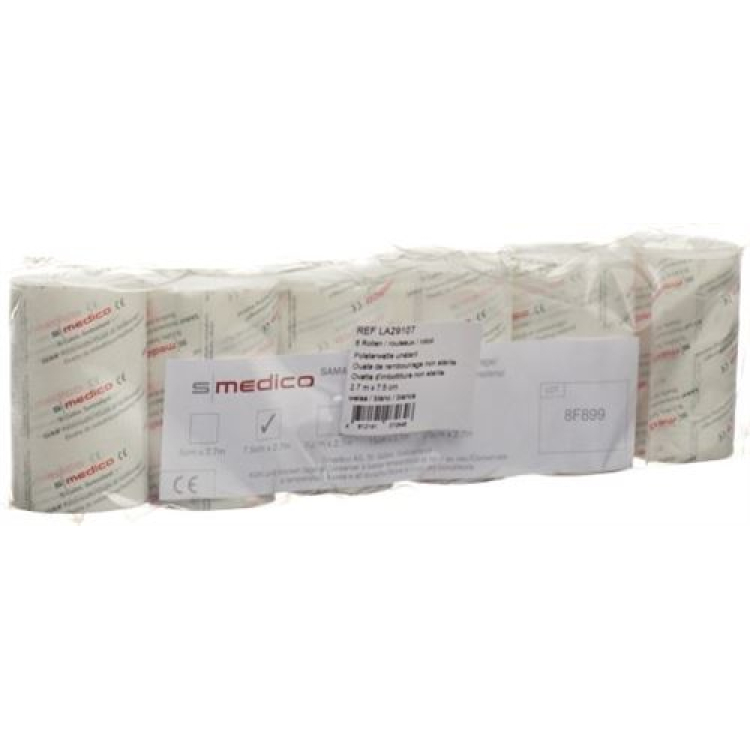 SAMA stoppning 7,5cmx2,7m vit 6 st