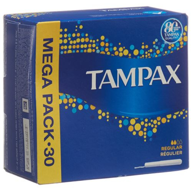 Tampax Tampons Regular 30 ცალი