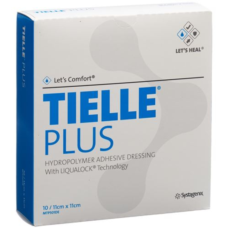 TIELLE PLUS наалдамхай хөөсөн боолт 11х11см 10 уут