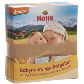 Holle guia alimentar para bebés alemão 15 unid.