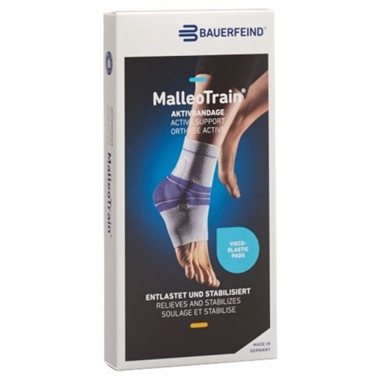 MalleoTrain bandage actif taille 5 titane gauche