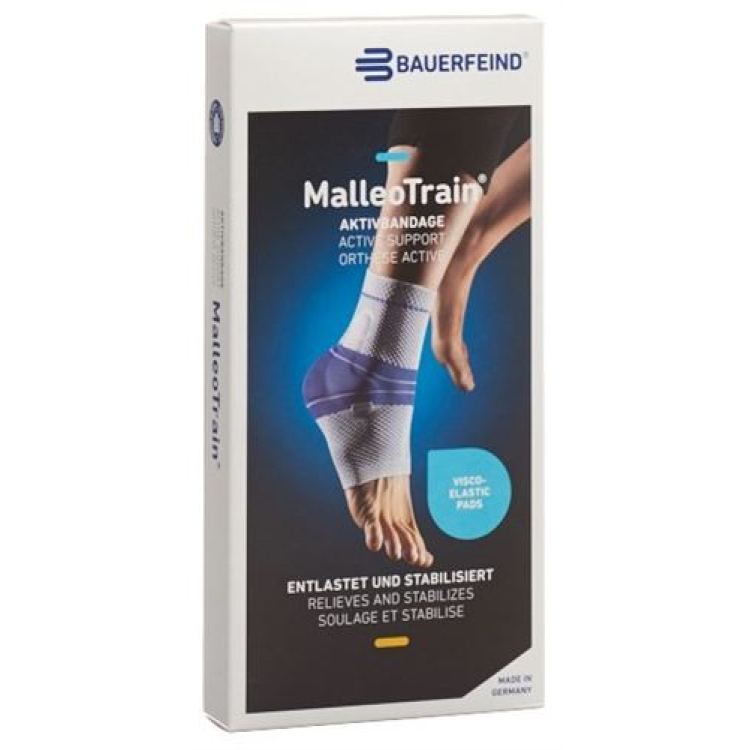 MalleoTrain bandage actif taille 1 droit titane