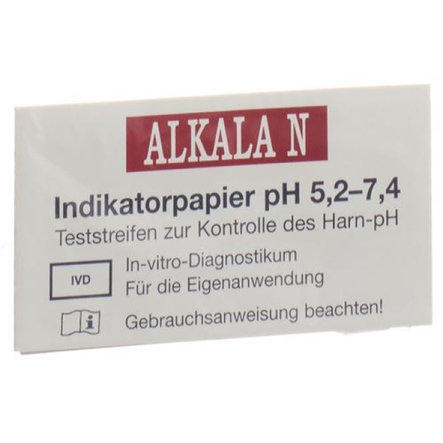 N Alkáli indikátorpapír pH 5,2-7,4