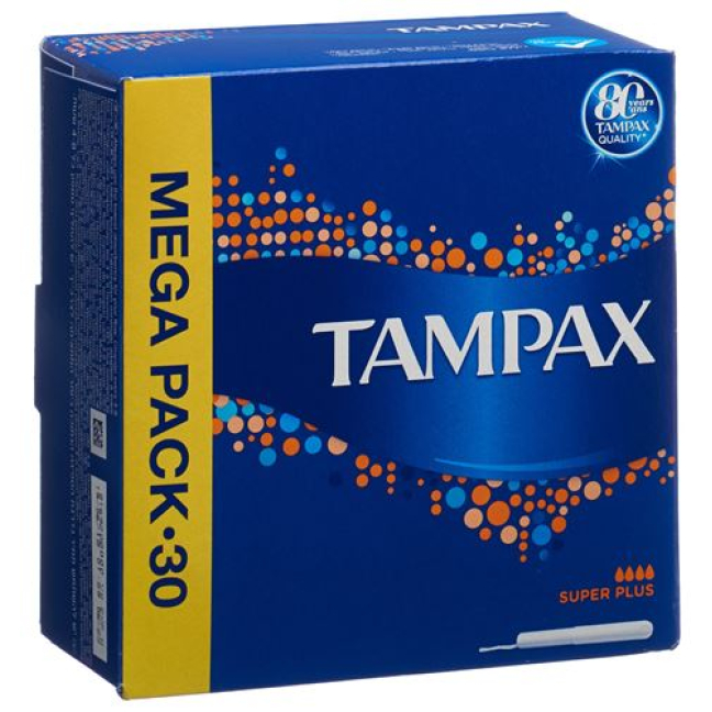 Tampax Tampons Super Plus - 30 pieces