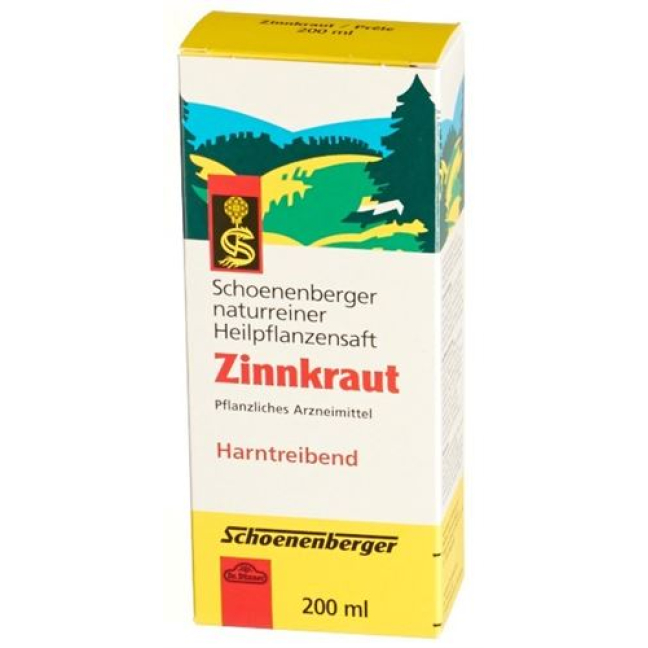 Steklenica za sok zdravilne rastline preslica Schoenenberger 200 ml