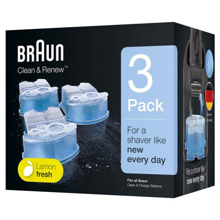 BRAUN մաքրող քարթրիջ Syncro/Activator 3 հատ