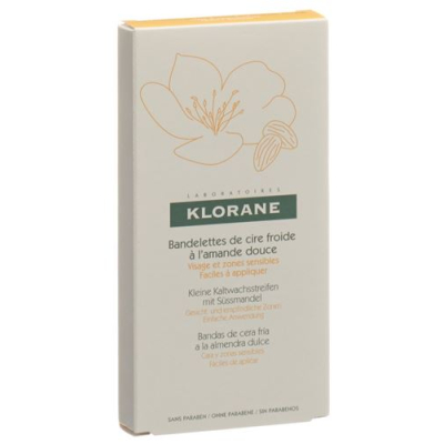 Klorane Hair Removal Strips Face 6 x 2 pc