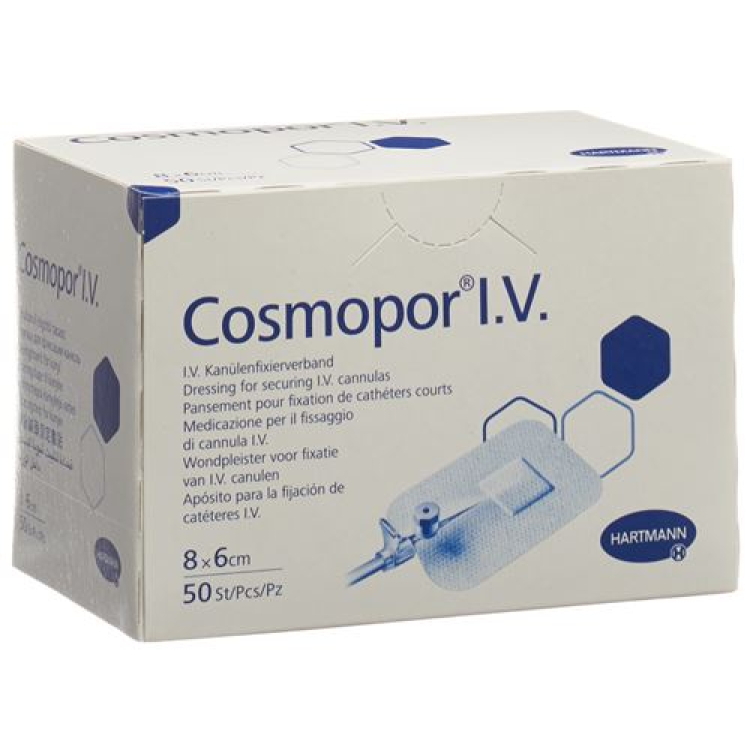 Cosmopor I.V. 8x6 ס"מ 50 יחידות