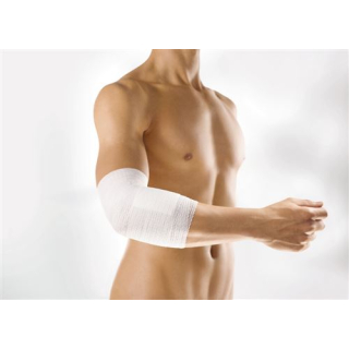 Mollelast selvklæbende bandage 6cmx20m hvid
