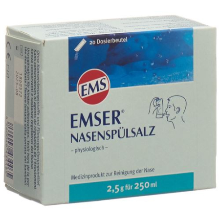 Емсер сол за изплакване на носа 20 х 2,5 гр