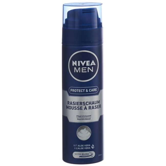 Nivea Men Protect & Care espuma de barbear 200 ml