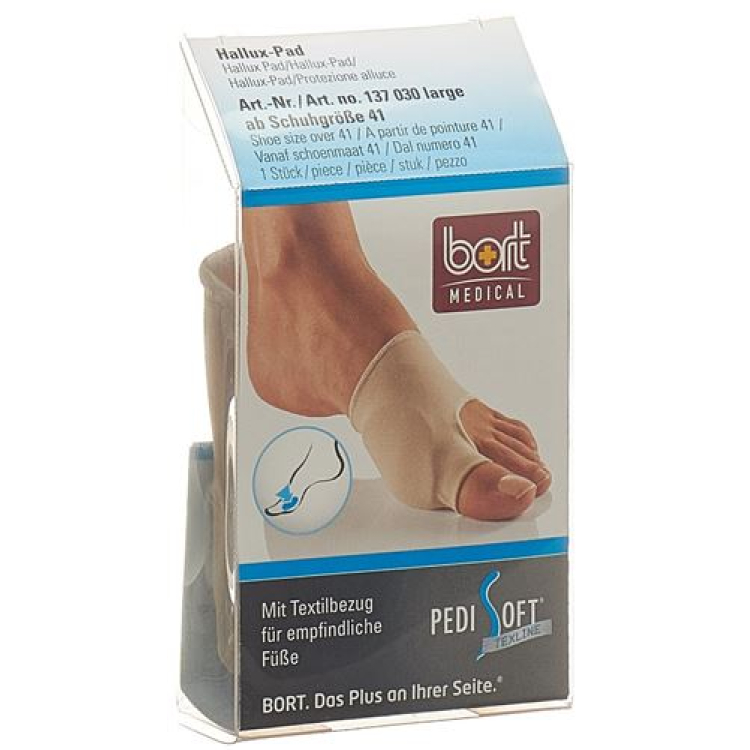 BORT PediSoft Texline hallux Pad L