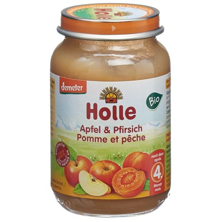 Holle Apple & Peach Demeter Organic 190 g