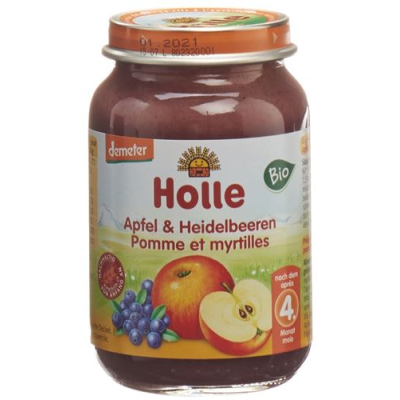 Holle apple and blueberry demeter bio 190 ក្រាម។