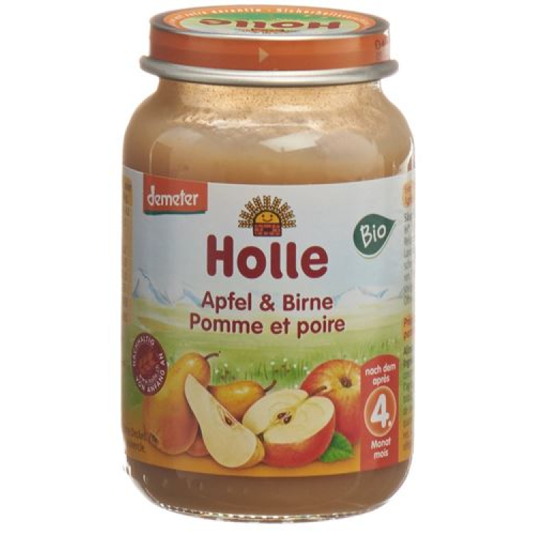 Holle õuna- ja pirni demeter mahe 190 g