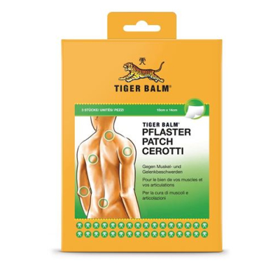 Tiger balm ថ្នាំភ្ជួររាស់ 10x14cm 3 pcs