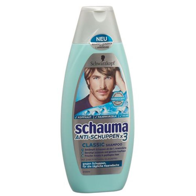 Schauma anti-skæl shampoo flaske 400 ml