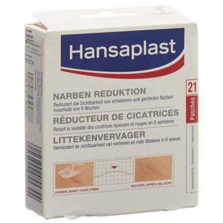 Hansaplast Reductor Cicatrices 7x4cm 21 uds