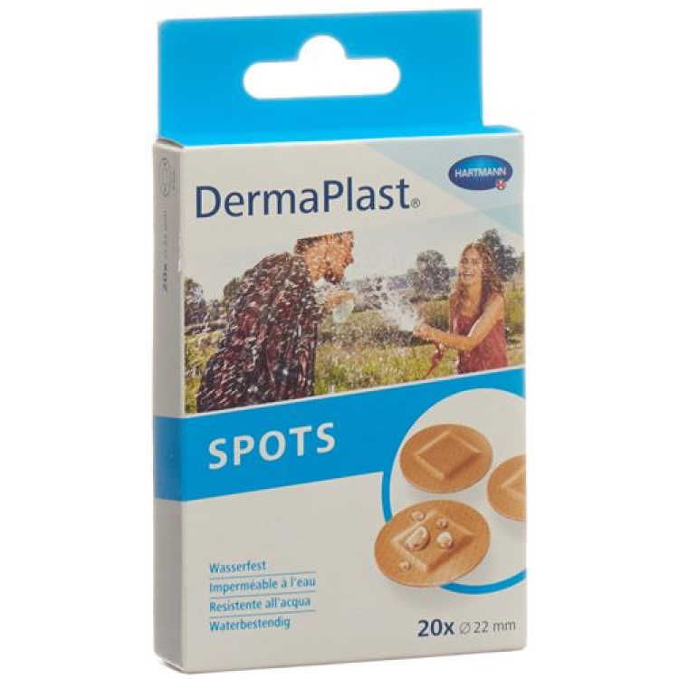 DermaPlast ចំណុចជុំវិញពណ៌ស្បែក 20pcs