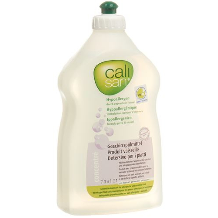 Calisan detergente líquido hipoalergênico 500 ml